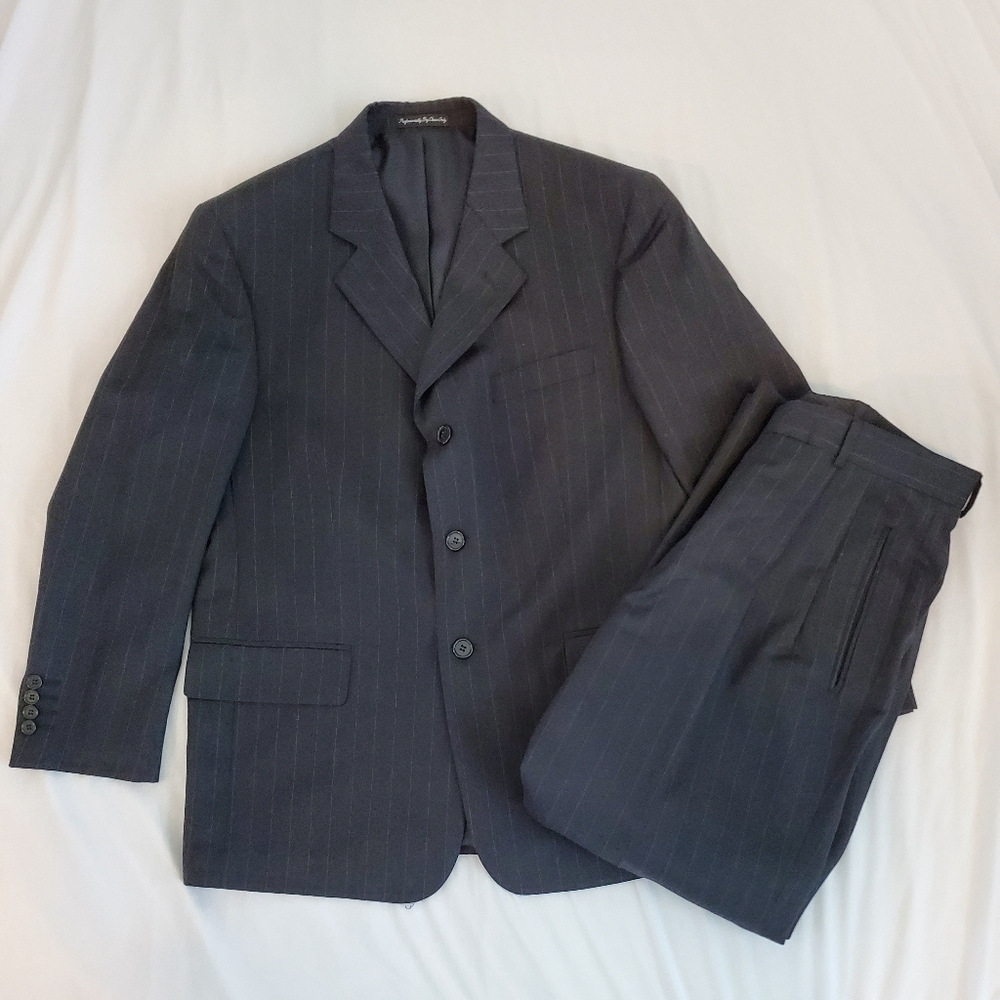 Black Montoni Suit + Pants